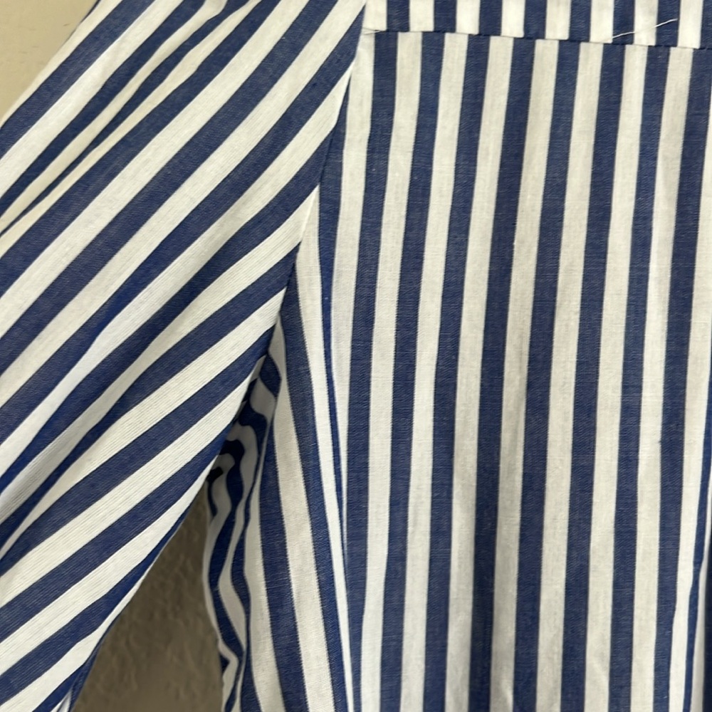 Tuckernuck Blue and White Striped Tiered Mini Dress - Picture 11 of 16